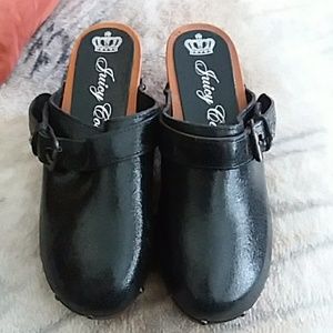 juicy couture slip on clogs size 6